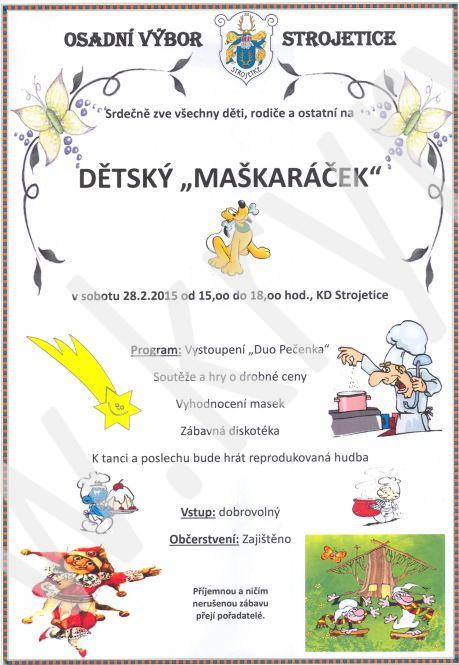 Dětský maškarní Strojetice